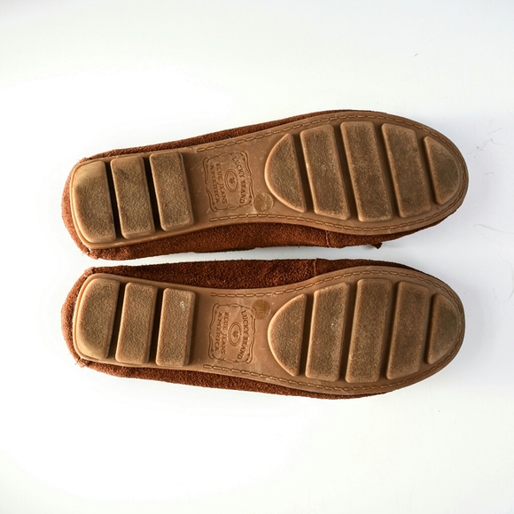 Lucky Brand Suede Moccasins Brown - Picture 2 of 5